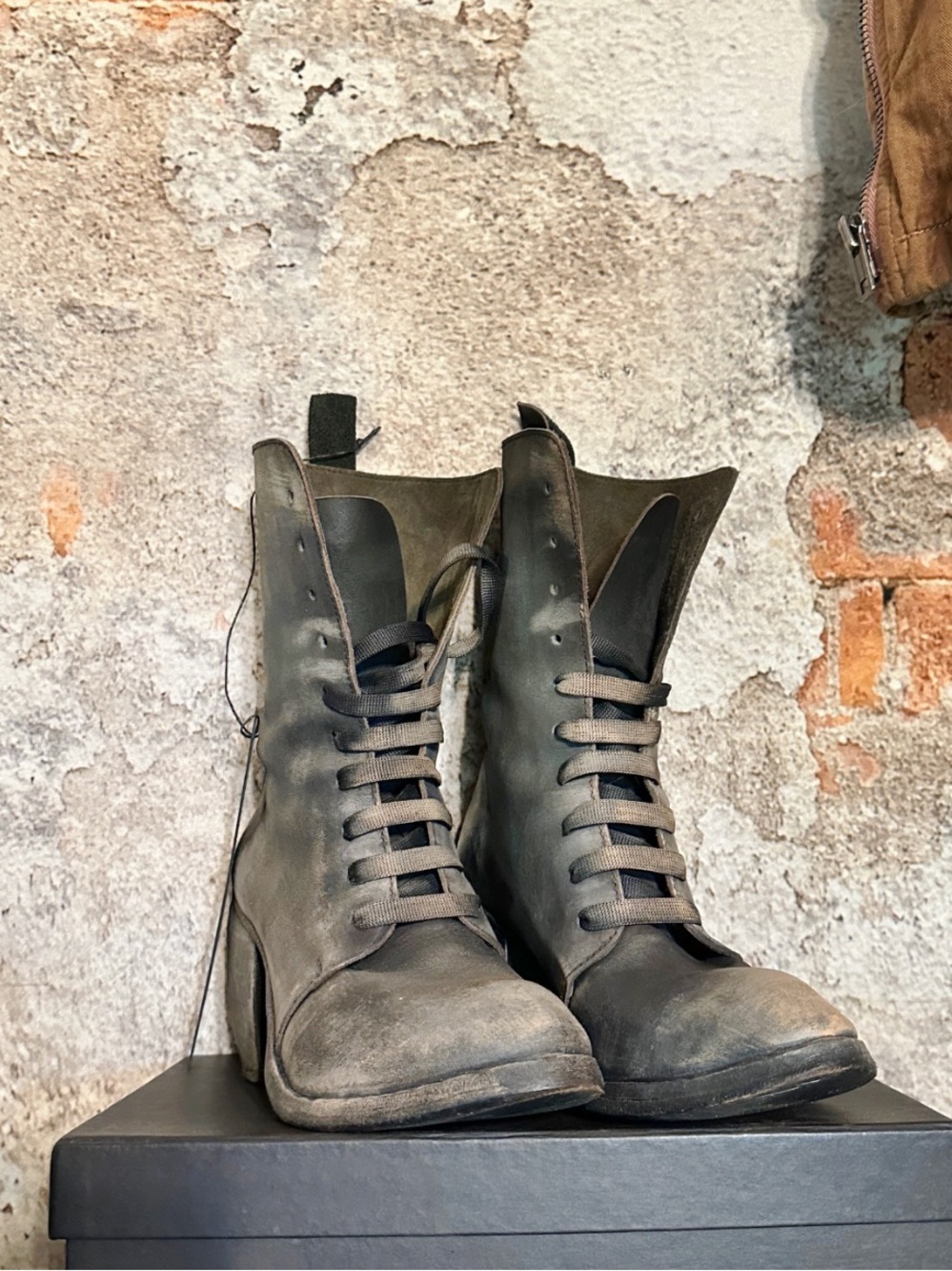 distressed nutsa boots